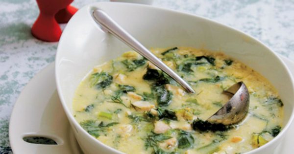 Βελουτέ σούπα με λαχανικά χωρίς λάδι