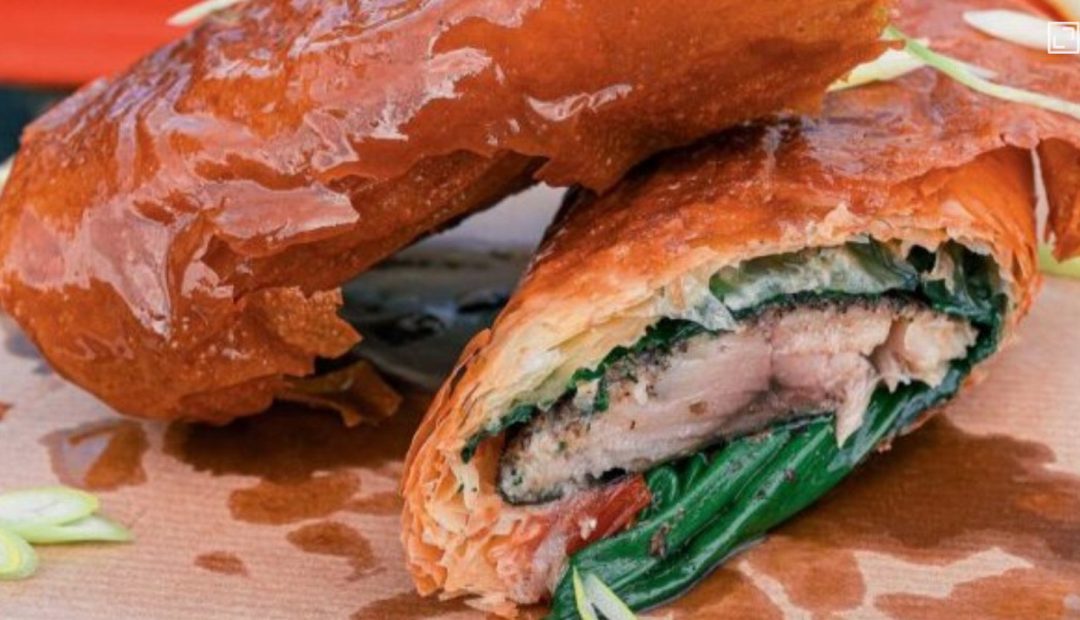 Πιτάκια στο τηγάνι με «παστουρμά» από σκουμπρί ελαφρόπαστο