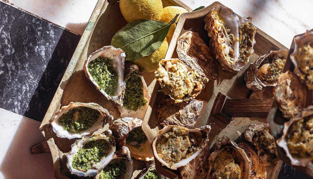 Στρείδια με τραγανή γέμιση μυρωδικών