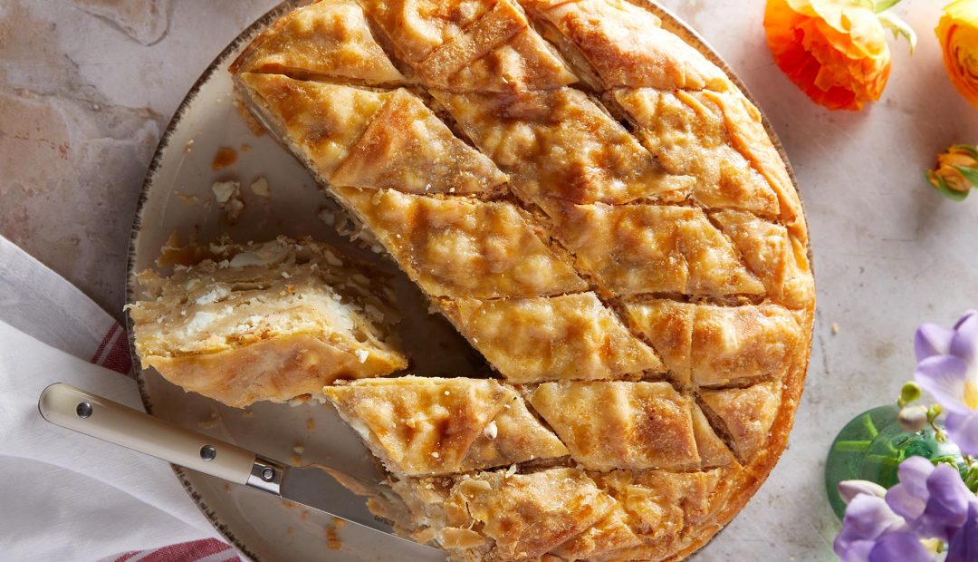 Η ζεματιστή τυρόπιτα της Ίμβρου